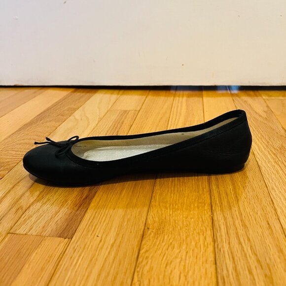 J. Crew Zoe Black Ballet Flat Shoe Size 7.5 Made In Italty - Picture 12 of 16